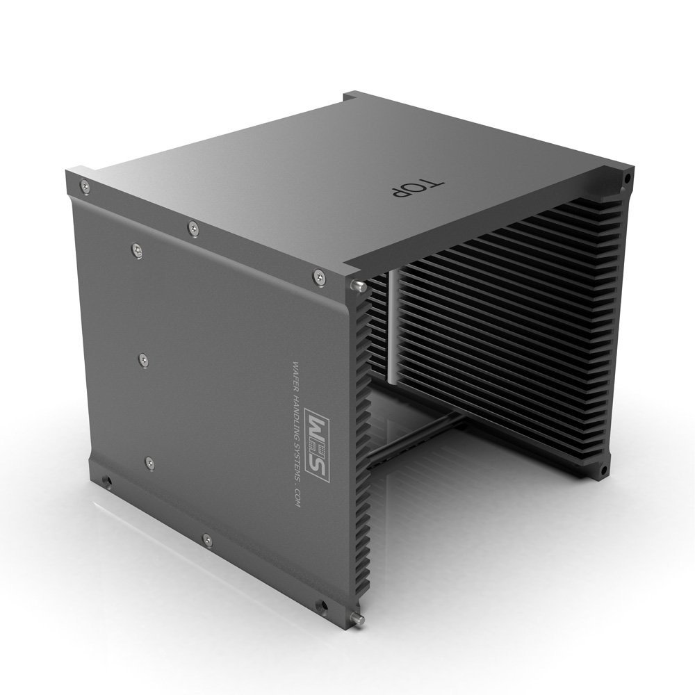 Legacy wafer carrier, aluminum (coated) top plate, 25 slot, slot-shape angular (WHS-M2) 150 mm (6”) Legacy wafer carrier, aluminum (coated) top plate, 25 slot, slot-shape angular (WHS-M2) 150 mm (6”)