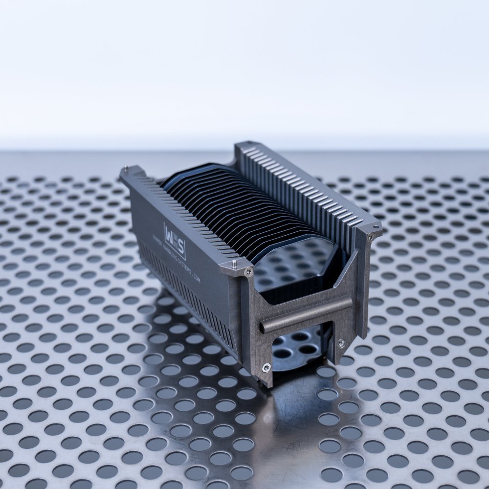 3" (76 mm) Aluminum hard clear anodized wafer carrier | 25 slot 3" (76 mm) Aluminum hard clear anodized wafer carrier | 25 slot