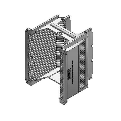 4" (100 mm) Aluminum electroless nickel cassette | 25 slot H-bar/H-bar | Flat | MOQ5 4" (100 mm) Aluminum electroless nickel cassette | 25 slot H-bar/H-bar | Flat | MOQ5