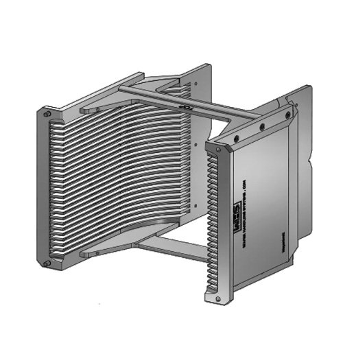 6" (150 mm) Aluminum electroless nickel cassette | 25 slot 6" (150 mm) Aluminum electroless nickel cassette | 25 slot