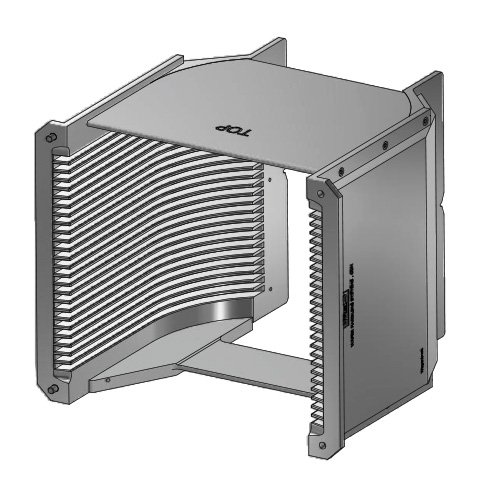 8" (200 mm) Aluminum electroless nickel cassette | 25 slot End wall/H-bar | Flat | MOQ5 8" (200 mm) Aluminum electroless nickel cassette | 25 slot End wall/H-bar | Flat | MOQ5