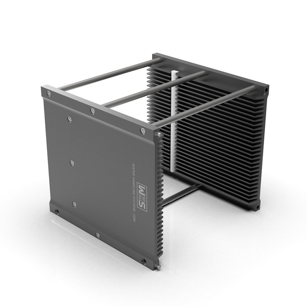 Legacy wafer cassette, aluminum (coated), 25 slot, slot-shape angular (WHS-M2) 150 mm (6”) Legacy wafer cassette, aluminum (coated), 25 slot, slot-shape angular (WHS-M2) 150 mm (6”)