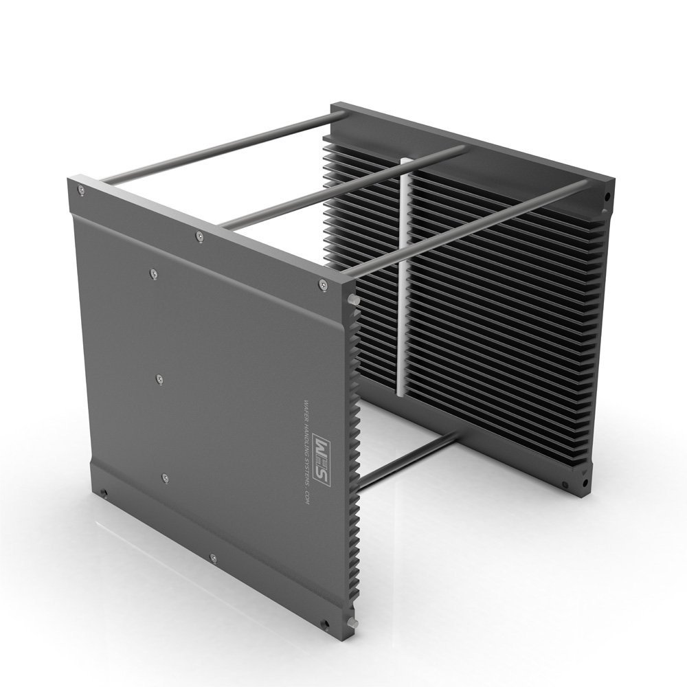 Legacy wafer cassette, aluminum (coated), 25 slot, slot-shape angular (WHS-M2) 200 mm (8”) Legacy wafer cassette, aluminum (coated), 25 slot, slot-shape angular (WHS-M2) 200 mm (8”)