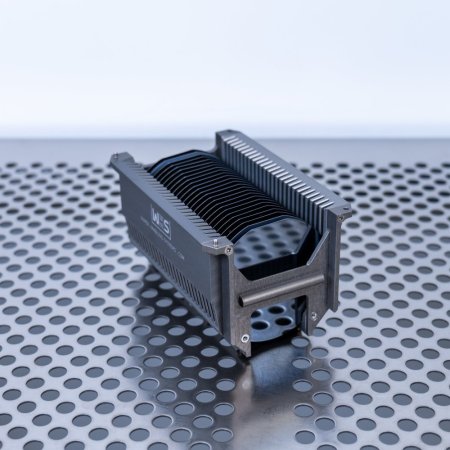 3" (76 mm) Aluminum hard clear anodized wafer carrier | 25 slot
