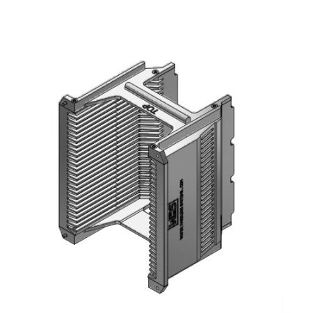 4" (100 mm) Aluminum electroless nickel cassette | 25 slot H-bar/H-bar | Angular | MOQ5 4" (100 mm) Aluminum electroless nickel cassette | 25 slot H-bar/H-bar | Angular | MOQ5