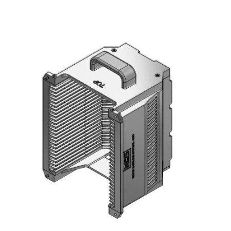 4" (100 mm) Aluminum electroless nickel cassette | 25 slot End wall/H-bar | Handle | Angular | MOQ5