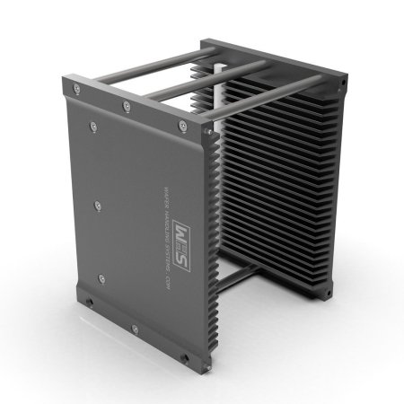 Legacy wafer cassette, aluminum (coated), 25 slot, slot-shape angular (WHS-M2) 100 mm (4”) Legacy wafer cassette, aluminum (coated), 25 slot, slot-shape angular (WHS-M2) 100 mm (4”)
