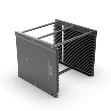 Legacy wafer cassette, aluminum (coated), 25 slot, slot-shape angular (WHS-M2) 150 mm (6&rdquo;)