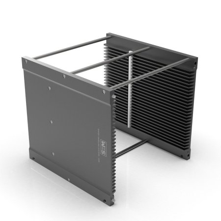 Legacy wafer cassette, aluminum (coated), 25 slot, slot-shape angular (WHS-M2) 200 mm (8&rdquo;)